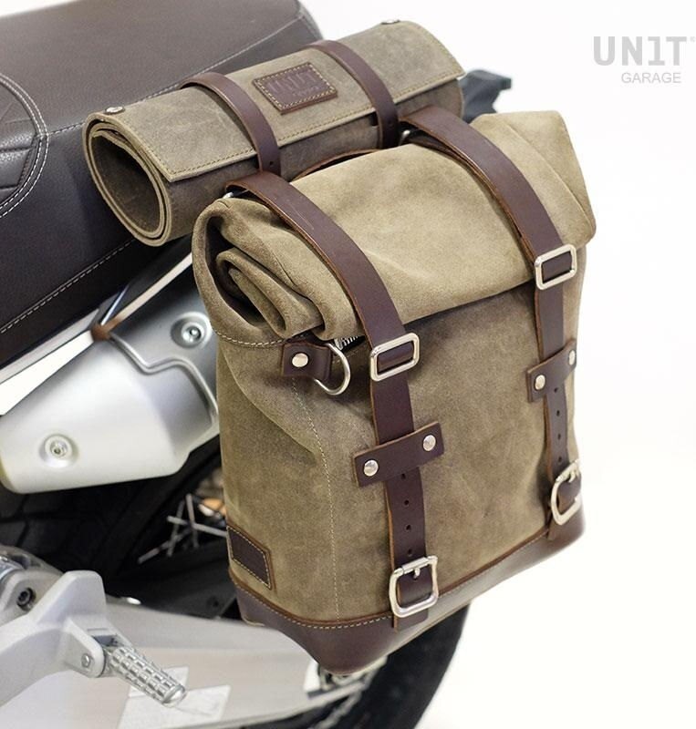UNIT GARAGE ユニットガレージ Unit Garage Waxed suede side pannier Scram 22L-3...