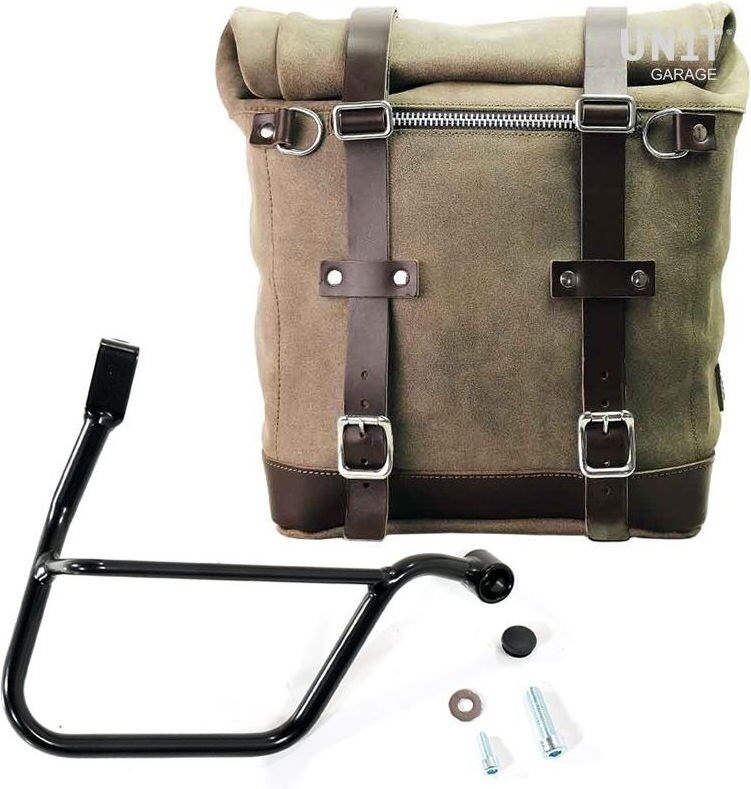 UNIT GARAGE ユニットガレージ Unit Garage Waxed suede side pannier Scram 22L-3...