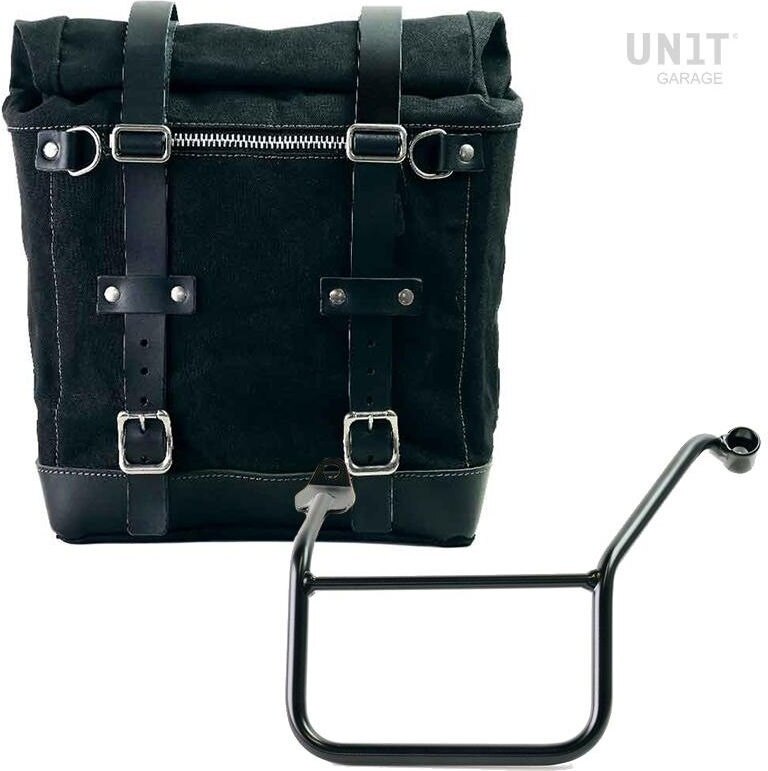 ■詳細説明Article Number：U201-3208SXSide pannier with Left subframeScram side pannier， extendable from 22 to 30 liters handmadeinItaly in sturdy waterproof cotton of the highest quality.Derived from our classic U001 side pannier， but it is muchlargerand has a removable core in rigid material so the bag keepsitsshape even when empty. With attention to the smallest detailswith3 mm leather finishes， simple and pure like the materialswithwhich it was built. It quickly attaches to our side pannierframewith the quick release system， already included and mounted ontheback of the bag. The quick release is equipped with a lockforlocking on the frame itself. It is big enough to fit a jethelmetinside， and is equipped with a large front pocket withzipaccessible from the outside. To open it it is not necessarytoremove the front buckles but just move them to the side， in averyfast and practical way. To protect and organize your luggage，werecommend using the 18L Khali light multipurpose bag insideColours：Beige canvas with brown leather trimGreen canvas with brown leather trimBlack canvas with brown leather trimBlack canvas with black leather trimHeight 35 cm， extendable in height up to 50 cm， width 32 cm，depth20 cm22L - 30L1，90 kgLeft subframe made of steel treated with a matt black epoxy.It is mounted on the left side of the bike. Specially designedtointegrate seamlessly with the rest of the bike. Ready to hostourquick release system， beautiful and minimal even when the bagisnot mounted. It comes complete with screws and can bemountedeasily on the bike in the original configuration， with orwithoutpassenger frame. All accessories are compatible with eachotherexcept when specified otherwise. It can be used comfortablywiththe passenger on board.In order to offer you the best we constantly improve ourproductdetails. The images may refer to a previous version.■注意点※取扱説明書が付属する場合は、外国語となります。※輸入商材の為、納期が遅れる場合がございます。あらかじめご了承ください。※メーカー都合により商品の仕様変更がある場合がございます。ご了承ください。　※画像はイメージです。