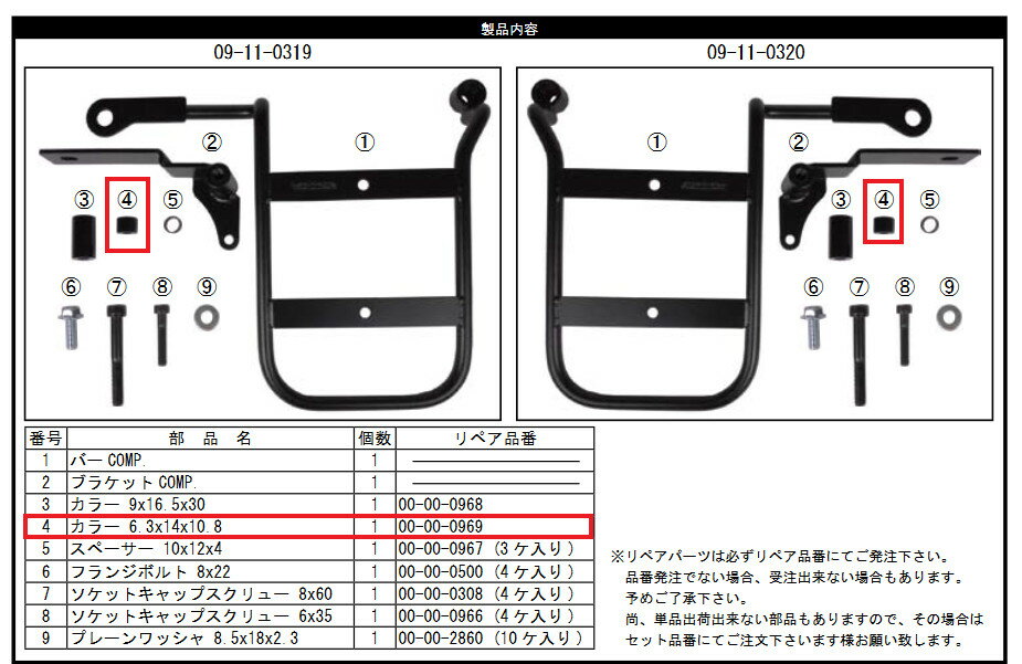 SP武川 SPタケガワ カラー 6.3×14×10.8 ブラックアルマイト／スーパーカブ110サイドバッグサポート スーパーカブ 110 クロスカブ 110 スーパーカブ 50 クロスカブ 50 HONDA ホンダ HONDA ホンダ HONDA ホンダ HONDA ホンダ HONDA ホンダ HONDA ホンダ