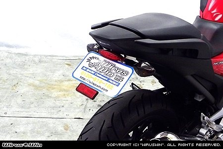 ウェビック 楽天市場店のWirusWin ウイルズウィン フェンダーレスキット NC700S NC700X HONDA ホンダ フェンダー関連 外装｜アングル2