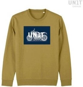 UNIT GARAGE ユニットガレージ Unit Garage Pioneer Olive oil sweatshirt， Size L | U105_l カジュア..