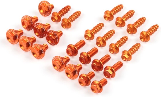 ZETA ジータ 外装アルミボルトキット 125SX 125SX-F 125XC 125XC-F 450SX 450SX-F 450XC 450XC-F KTM 汎用ボルト・ネジ