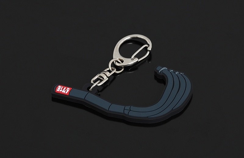 YOSHIMURA ヨシムラ サイレンサー型ラバーキーホルダー キーホルダー バイク関連グッズ
