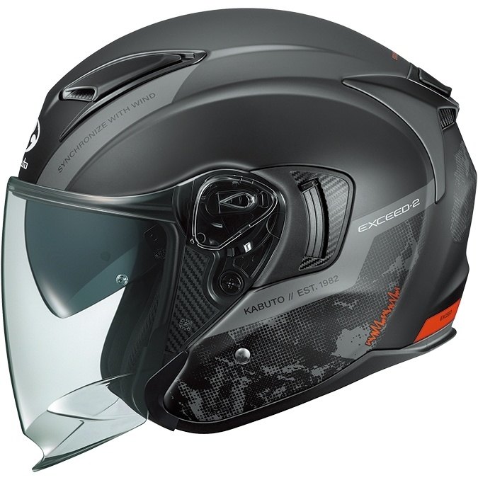 OGK KABUTO オージーケーカブト EXCEED2 DUNE [エクシード2 デューン フラットブラック] ヘルメット ジェットヘルメット