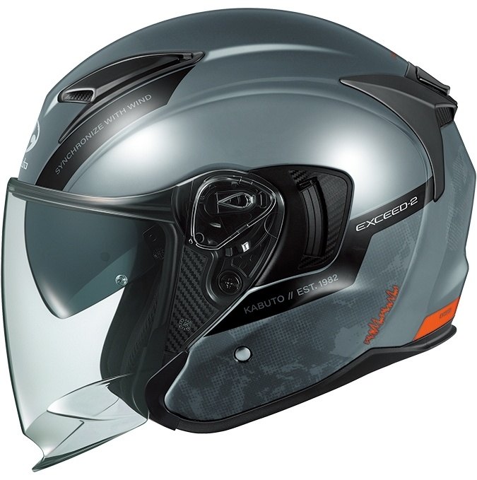 OGK KABUTO オージーケーカブト EXCEED2 DUNE [エクシード2 デューン グレーネイビー] ヘルメット ジェットヘルメット