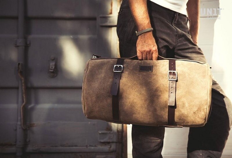 UNIT GARAGE ��˥åȥ��졼�� Unit Garage Duffle Bag Kalahari 25L Split Leather�� MossGrey | U013-MossGrey �����ȥХå� �����ѥХå���������