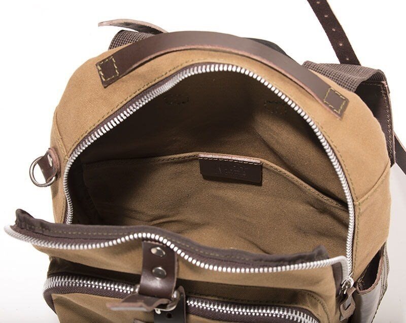 UNIT GARAGE ��˥åȥ��졼�� Unit Garage TANK PANNIER IN CANVAS�� Beige-Brown | U032-Beige-Brown ���󥯥Хå� �����ѥХå���������