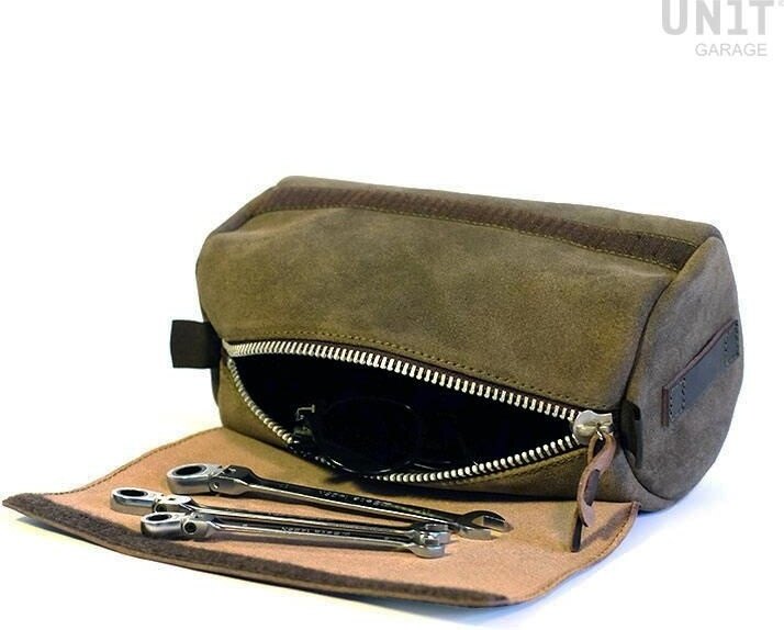 UNIT GARAGE ��˥åȥ��졼�� Unit Garage Fezzan Canvas Messenger Bag�� Green/Brown | U041-Green-Brown ����¾�Хå����ݡ��� �Хå�