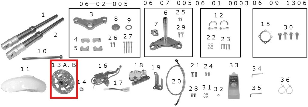 SP武川 SPタケガワ 【補修部品】フロントホイールハブASSY(ローター付) ハブ ホイール関連 足回り