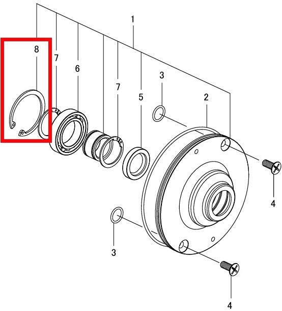 SP武川 SPタケガワ 【補修部品】止め輪 42 穴用 その他外装オプション・補修部品 外装