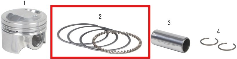 SP武川 SPタケガワ 【補修部品】ピストンリングセット ピストンリング エンジンパーツ エンジン