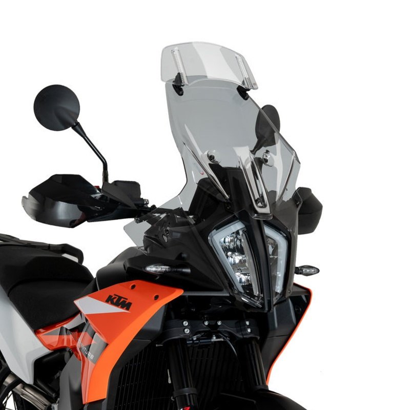 Puig プーチ ツーリングスクリーン バイザー付き(TOURING WINDSHIELD WITH VISOR) 790 ADVENTURE 890 L R KTM スクリーン 外装