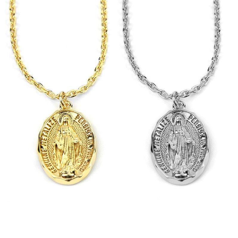 Metalize Productions メタライズプロダクションズ Virgin Mary ラウンドネックレス 装飾品・アクセサ..