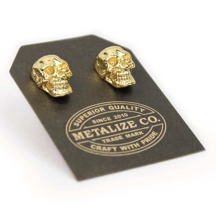 Metalize Productions メタライズプロダクションズ F.T.W Skull ピアス タイプ2 装飾品・アクセサリー ..