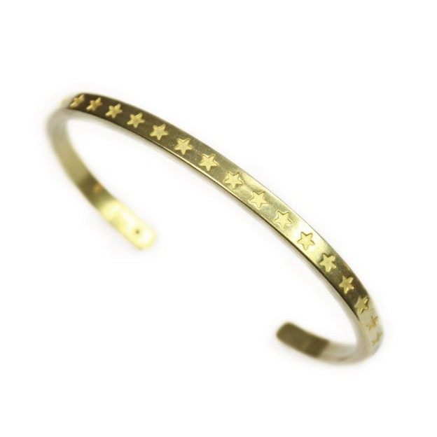 Metalize Productions メタライズプロダクションズ 真鍮製 スターブレスレット 装飾品・アクセサリー ..