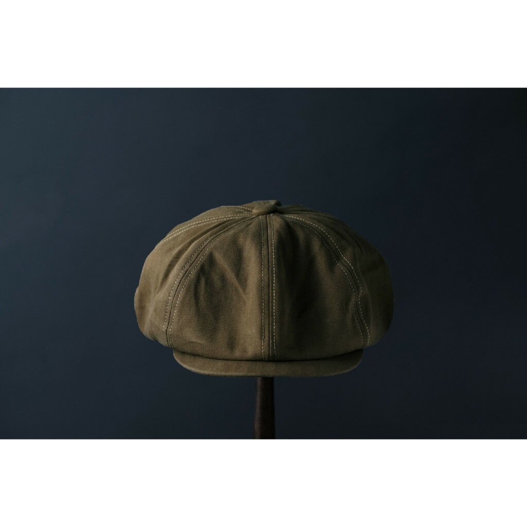 Metalize Productions �᥿�饤���ץ���������� Vintage HBT Herringbone Newsboy ����å� �ե꡼������ ����åס�˹�� ���ѥ��