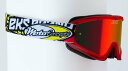 EKS Brand イーケーエスブランド X-Brand ゴーグル 『Limited MotoConcept』 オフロードゴーグル アパレル フレームカラー:レッド/レンズカラー:レッドミラー