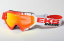 EKS Brand イーケーエスブランド X-Brand ゴーグル オフロードゴーグル アパレル 【PHANTOM】フレームカラー:レッド・ホワイト/レンズカラー:レッドミラー