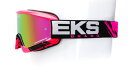 EKS Brand イーケーエスブランド X-Brand MXゴーグル 『VOLCANO』 (ボルケーノ) オフロードゴーグル アパレル フレームカラー:フローピンク・ブラック/レンズ:アンチフォグコーティング、レッドミラー