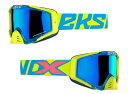 EKS Brand イーケーエスブランド EKS-S(エックス・エス) ゴーグル オフロードゴーグル アパレル フレームカラー:フローイエロー/シアン/ファイヤーレッド
