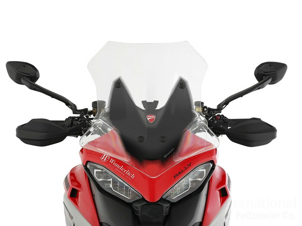 Wunderlich ワンダーリッヒ ウインドスクリーン 「MARATHON」 Multistrada V4 Pikes Peak Rally RS S Grand Tour DUCATI ドゥカティ スクリーン 外装