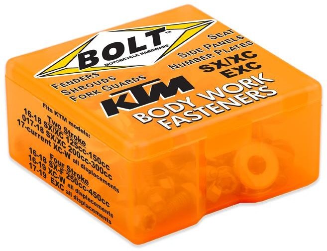 BOLT ボルト FULL PLASTICS FASTENER KIT 125 SX 250 350 450 SX-F EXC 200 300 500 EXC-F KTM 汎用ボルト・ネジ