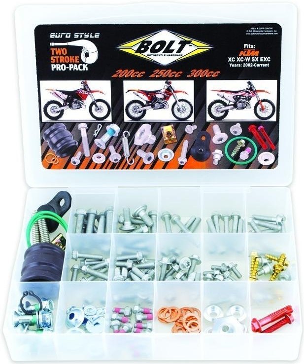 BOLT ボルト MX PRO PACK EURO 200 2st MODEL 250 300 200EXC 250SX 250EXC 300EXC 300XC KTM 汎用ボルト・ネジ