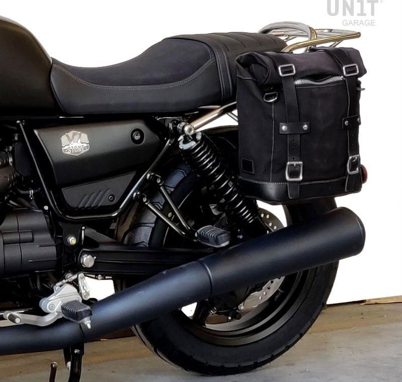 UNIT GARAGE ユニットガレージ Unit Garage Waxed Suede Side Pannier + Left Subf...