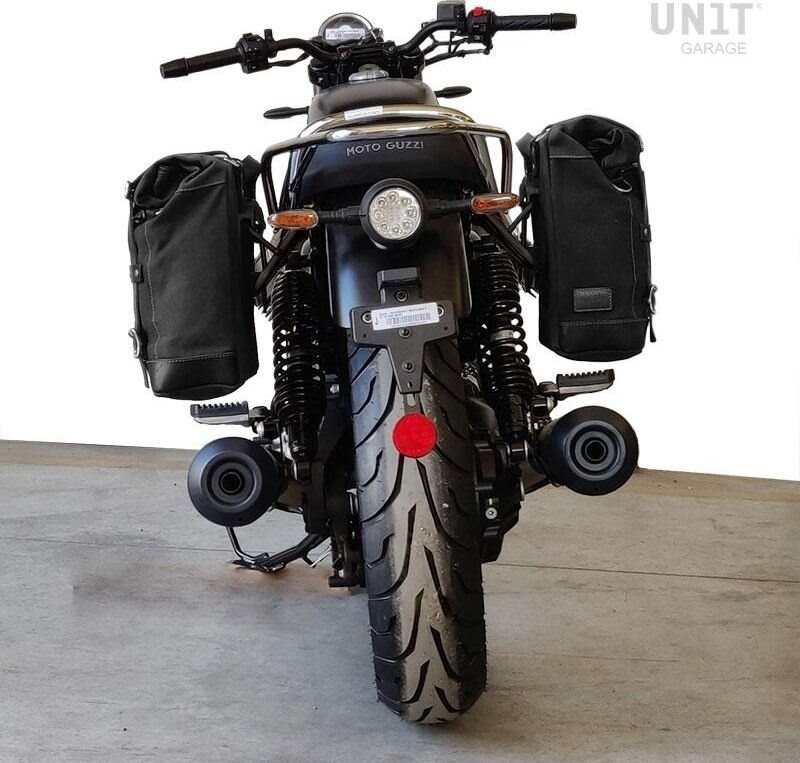 UNIT GARAGE ユニットガレージ Unit Garage Waxed Suede Side Pannier + Left Subf...