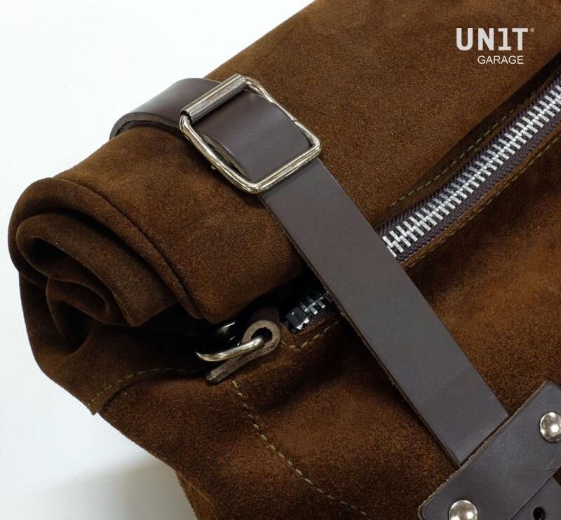 UNIT GARAGE ユニットガレージ Unit Garage Waxed Suede Side Pannier + Left Subf...