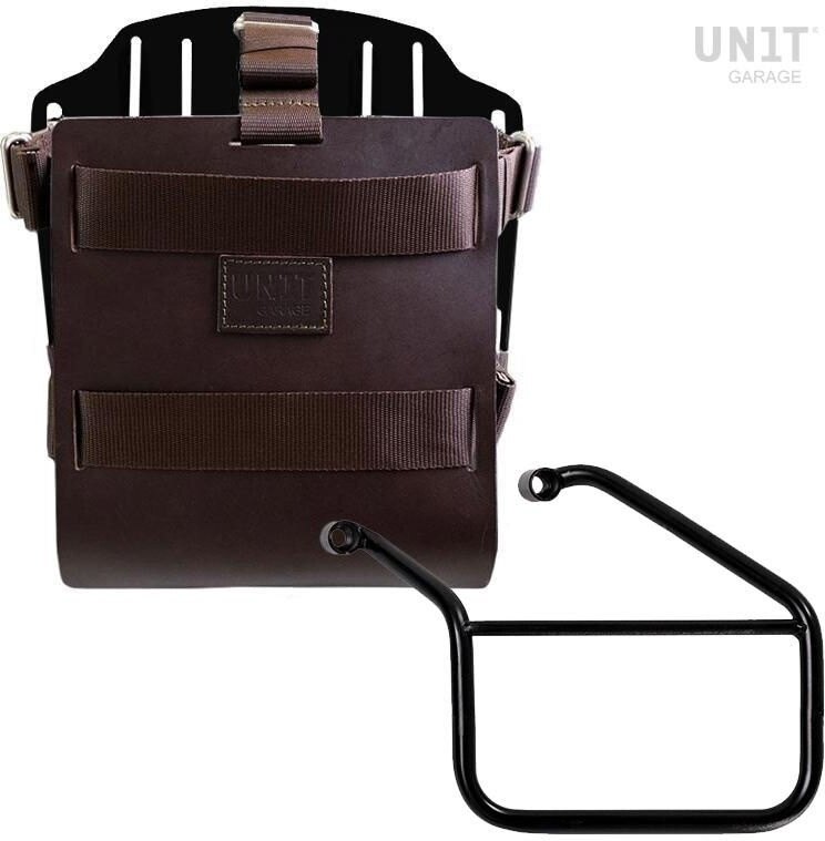 ■詳細説明Article Number：U085-U000-3500SXCarrying system in aluminum with adjustable leather front，QuickRelease System and Left frame.Carrying system in aluminum complete with adjustable leatherfront.It quickly attaches to our bag holder frames with the quickreleasesystem cod.U000 already included and mounted on the back oftheplate ， which is equipped with a lock for locking on theframeitself. The plate creates a flat mounting surface on the sideofthe bike， this will allow the transport of unattached bags orotherobjects， such as sleeping bags， jackets etc. The front flap，withattention to the smallest details with 3 mm leather finishes，canbe adjusted using the supplied sliders and can be removedveryquickly from the plate.Left Frame made of steel treated with a matt black epoxy.It is mounted on the left side of the bike. Specially designedtointegrate seamlessly with the rest of the bike. Ready to hostourquick release system， beautiful and minimal even when the bagisnot mounted. It comes complete with screws and can bemountedeasily on the bike in the original configuration， with orwithoutpassenger frame. All accessories are compatible with eachotherexcept when specified otherwise. It can be used comfortablywiththe passenger on board.height 25 cm， extendable in height up to 50 cm， width 25cmextendable up to 40 cm. depth 5 cm - 25 cm.10L - 20L1，9kgTo offer you the best we are constantly improving our productsindetail. The images may refer to a previous version.■注意点※取扱説明書が付属する場合は、外国語となります。※輸入商材の為、納期が遅れる場合がございます。あらかじめご了承ください。※メーカー都合により商品の仕様変更がある場合がございます。ご了承ください。　※画像はイメージです。