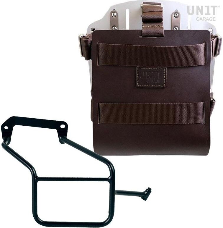 ■詳細説明Article Number：U085-U000-3600DXCarrying system in aluminum with adjustable leather front，QuickRelease System and Right frame.Carrying system in aluminum complete with adjustable leatherfront.It quickly attaches to our bag holder frames with the quickreleasesystem cod.U000 already included and mounted on the back oftheplate ， which is equipped with a lock for locking on theframeitself. The plate creates a flat mounting surface on the sideofthe bike， this will allow the transport of unattached bags orotherobjects， such as sleeping bags， jackets etc. The front flap，withattention to the smallest details with 3 mm leather finishes，canbe adjusted using the supplied sliders and can be removedveryquickly from the plate.Right Frame made of steel treated with a matt black epoxy.It is mounted on the right side of the bike. Specially designedtointegrate seamlessly with the rest of the bike. Ready to hostourquick release system， beautiful and minimal even when the bagisnot mounted. It comes complete with screws and can bemountedeasily on the bike in the original configuration， with orwithoutpassenger frame. All accessories are compatible with eachotherexcept when specified otherwise. It can be used comfortablywiththe passenger on board.height 25 cm， extendable in height up to 50 cm， width 25cmextendable up to 40 cm. depth 5 cm - 25 cm.10L - 20L1，9kgTo offer you the best we are constantly improving our productsindetail. The images may refer to a previous version.■注意点※取扱説明書が付属する場合は、外国語となります。※輸入商材の為、納期が遅れる場合がございます。あらかじめご了承ください。※メーカー都合により商品の仕様変更がある場合がございます。ご了承ください。　※画像はイメージです。
