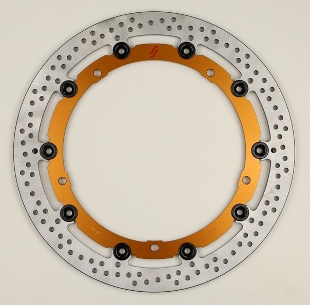 SUNSTAR サンスター プレミアムレーシング 'ホールタイプ' フロントディスクローター 125DUKE 250DUKE 390DUKE KTM ブレーキディスクローター ブレーキ ピンカラー：ハードアルマイト / フローティングタイプ：セミフローティング