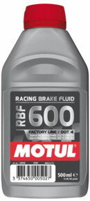 MOTUL モチュール 【ケース】RBF600 FACTORY LINE BRAKE FLUID (ファクトリーライン ブレーキフルード) DOT4【0.5L×12】