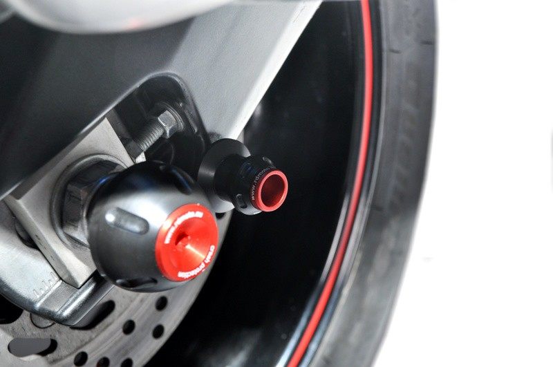 RDmoto アールディーモト リアアクスルスライダー・ガード(Rear axis protectors) Z1000 水冷 KAWASAKI カワサキ アクスルスライダー フレーム アルマイトカラー：ゴールドアルマイト