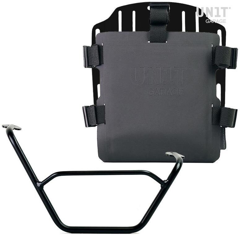 Saddle Bag - UNIT GARAGE ユニットガレージ Unit Garage Aluminum bag holder with adjustable front in Hypalon and Quick Release System + right subframe， Black | UG007+U000+1901DX-Black サイドバッグ 車体用バッグ・ケース