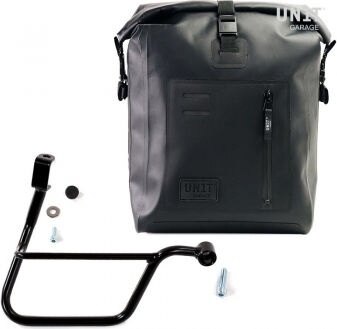 UNIT GARAGE ユニットガレージ Unit Garage Khali side pannier in TPU + Right Subframe Triumph T100 Bonneville (2017 until now) | UG001+1011DX BONNEVILLE TRIUMPH トライアンフ サイドバッグ 車体用バッグ・ケース