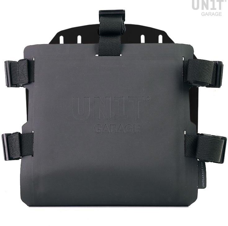 UNIT GARAGE ユニットガレージ Unit Garage Carrying system in aluminum with adjustable Hypalon front， Black | UG007+2xA9-Black バッグ・ボックス取り付けステー 車体用バッグ・ケース
