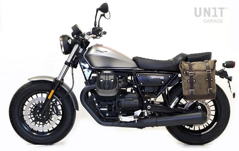 UNIT GARAGE ユニットガレージ Unit Garage Waxed suede side pannier Scram 22L-3...