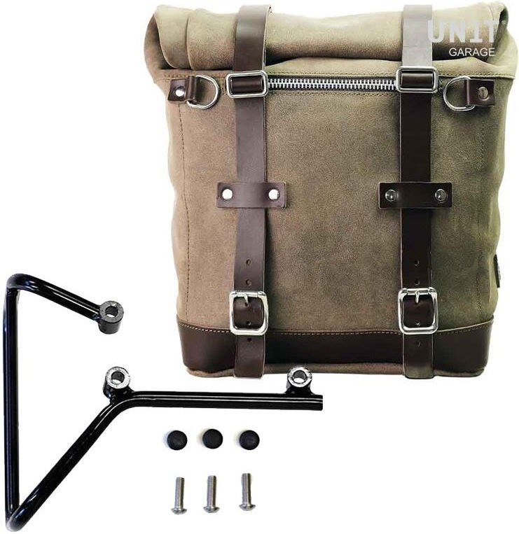 UNIT GARAGE ��˥åȥ��졼�� Unit Garage Waxed suede side pannier Scram 22L-30L + Subfra...