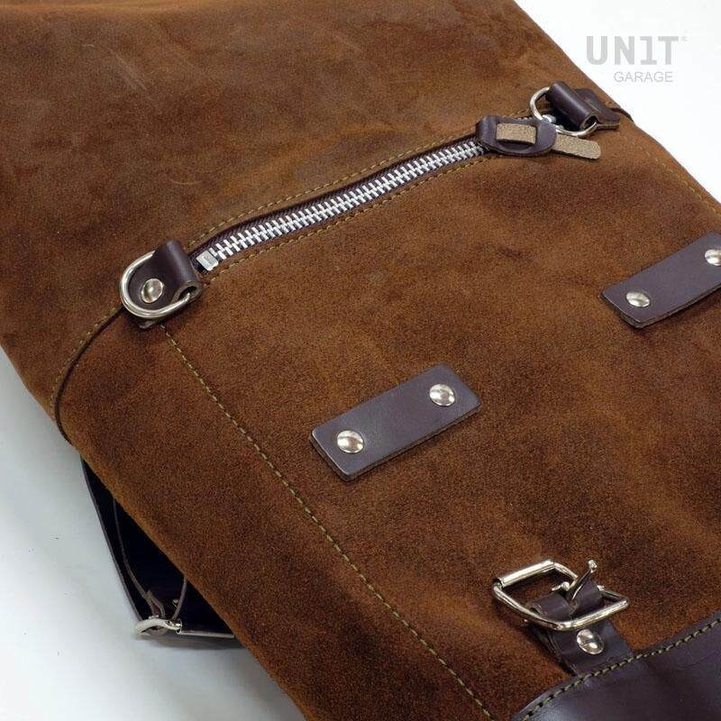 UNIT GARAGE ユニットガレージ Unit Garage Waxed suede side pannier Scram 22L-3...