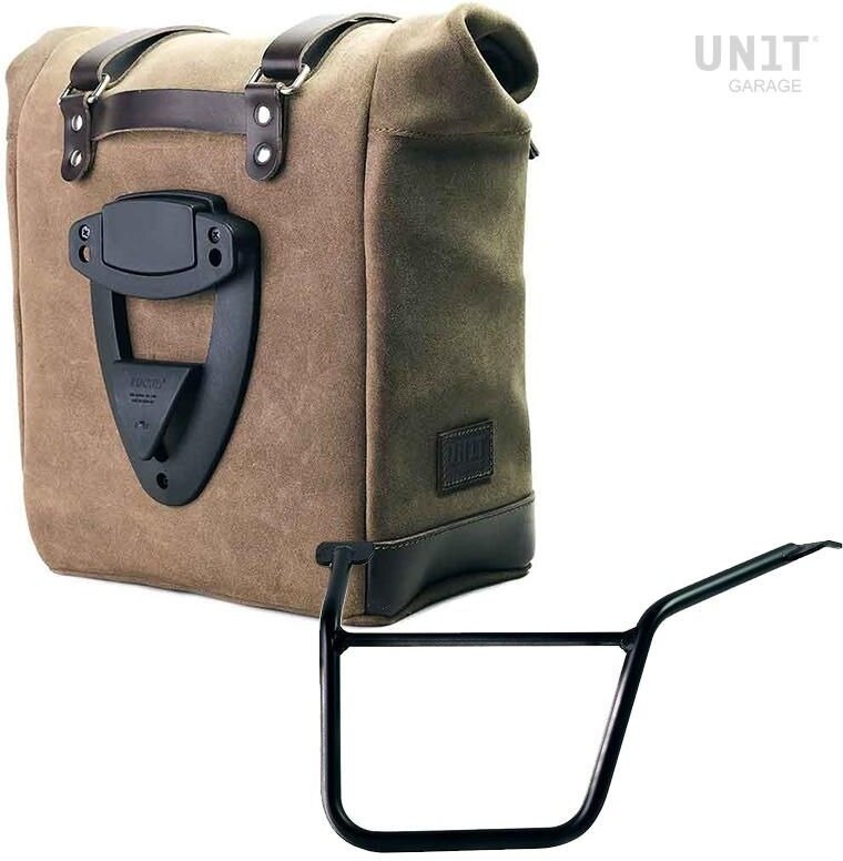 UNIT GARAGE ユニットガレージ Unit Garage Waxed suede side pannier Scram 22L-3...