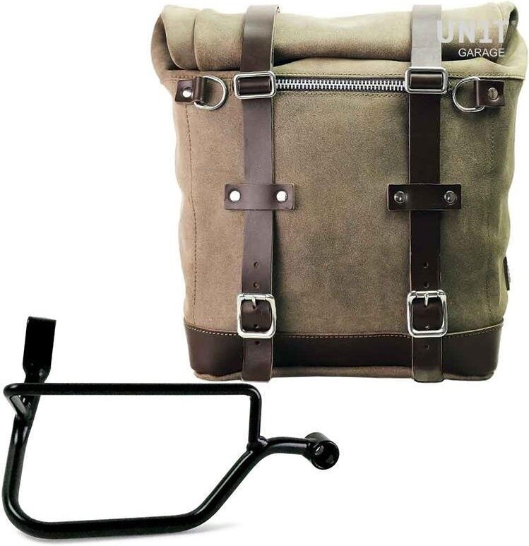 UNIT GARAGE ユニットガレージ Unit Garage Waxed suede side pannier Scram 22L-3...