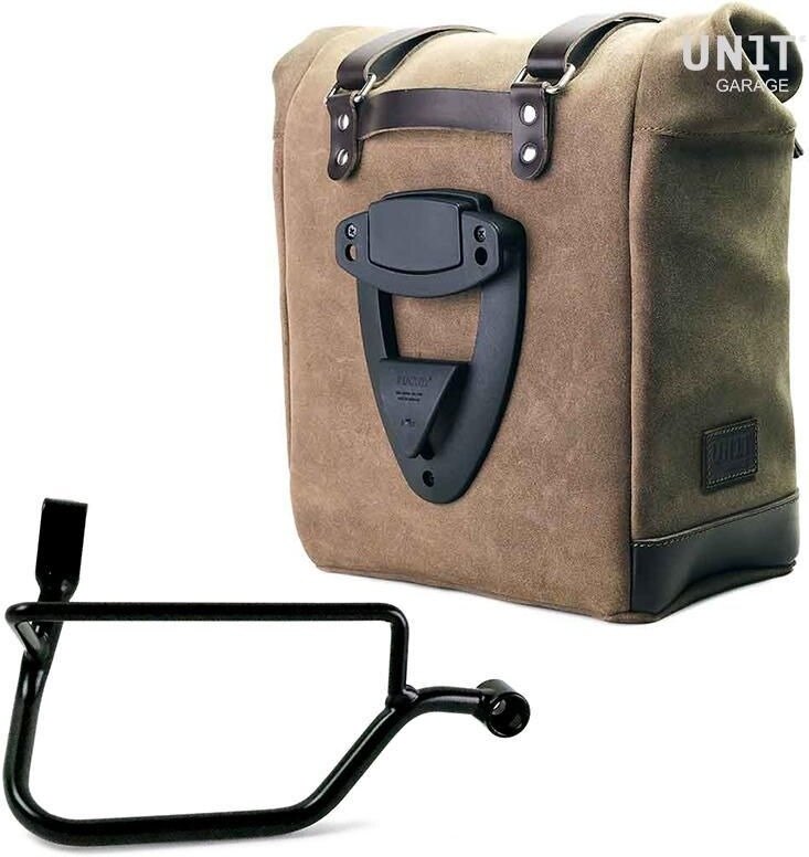 UNIT GARAGE ユニットガレージ Unit Garage Waxed suede side pannier Scram 22L-3...