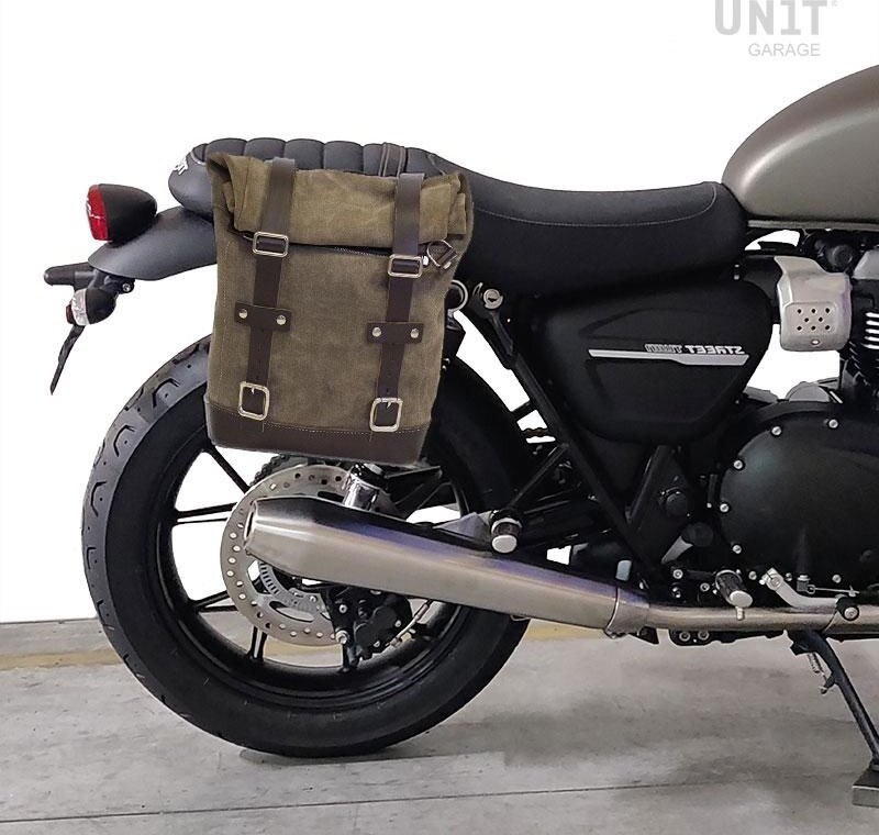 UNIT GARAGE ユニットガレージ Unit Garage Waxed suede side pannier Scram 22L-3...