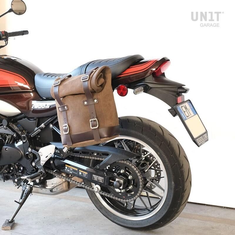 UNIT GARAGE ユニットガレージ Unit Garage Waxed suede side pannier Scram 22L-3...