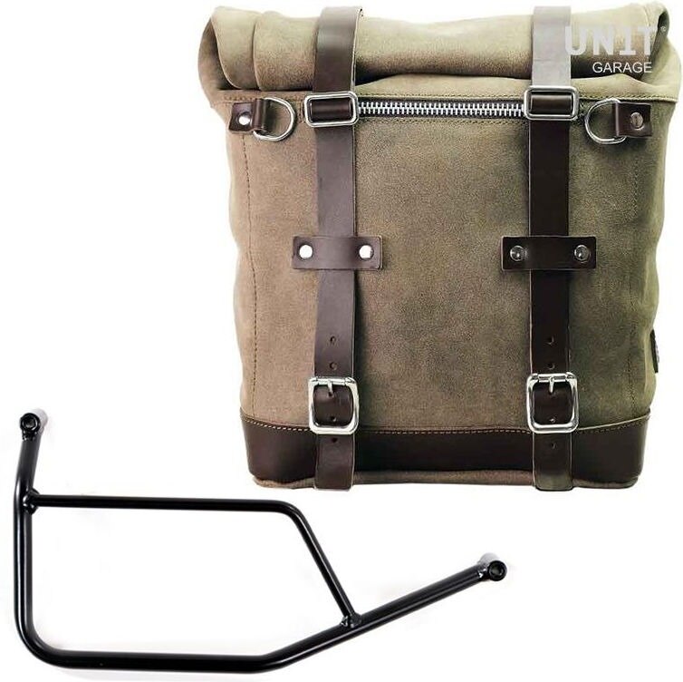 UNIT GARAGE ユニットガレージ Unit Garage Waxed suede side pannier Scram 22L-3...