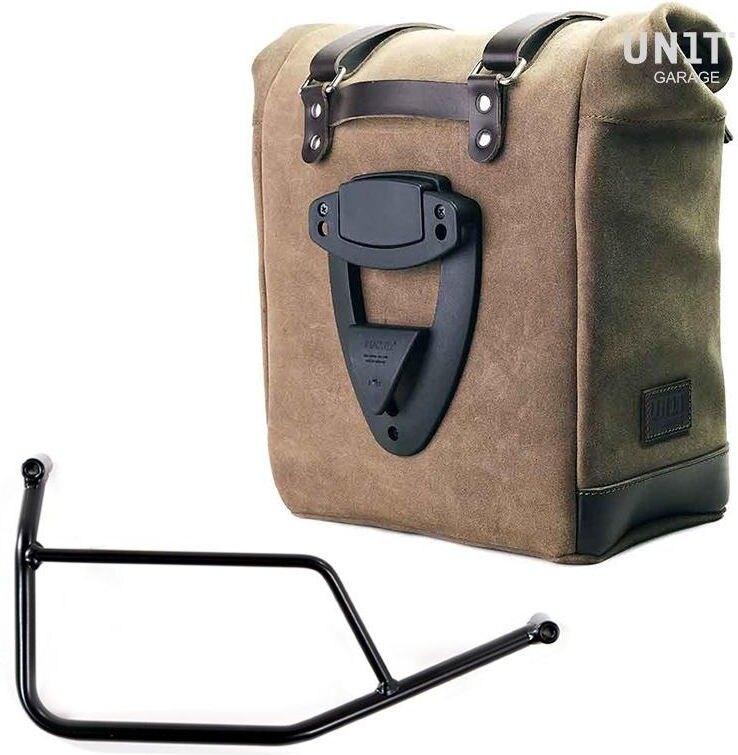 UNIT GARAGE ユニットガレージ Unit Garage Waxed suede side pannier Scram 22L-3...