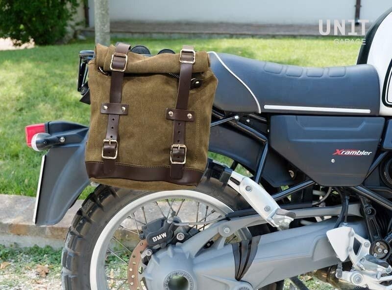 UNIT GARAGE ユニットガレージ Unit Garage Waxed suede side pannier Scram 22L-3...